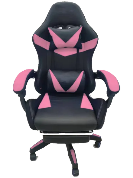 Silla gamer rosada